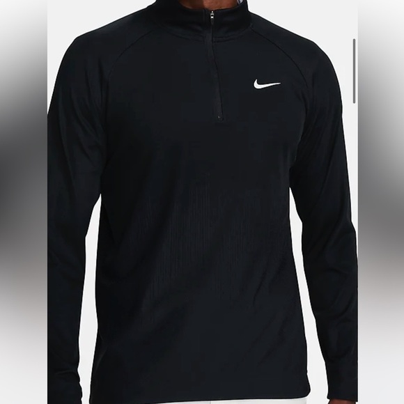 Nike Tour Standard -FIT Advantage Half Zip Sz M Golf Performance Pull Over - Picture 1 of 11